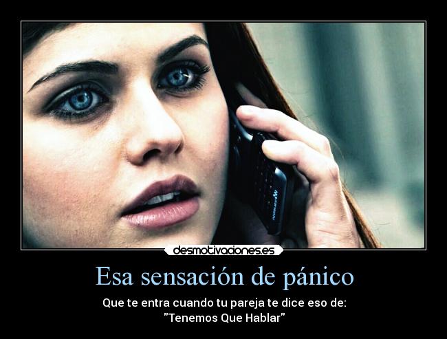 Esa sensación de pánico - 