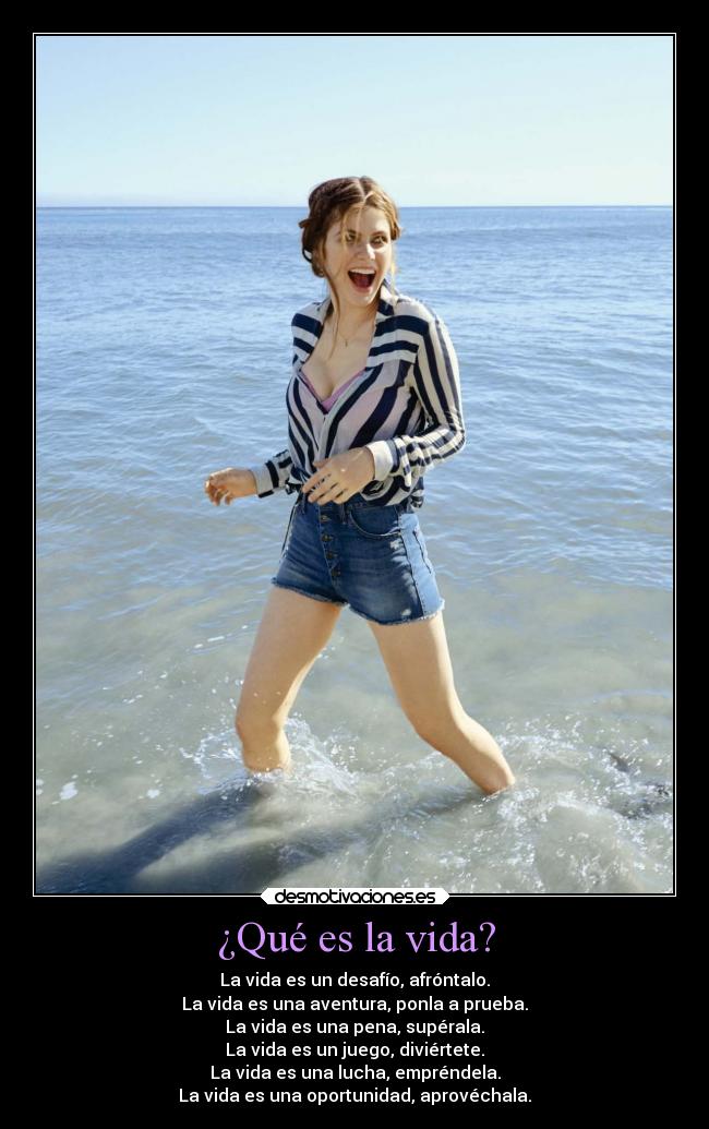 ¿Qué es la vida? - 