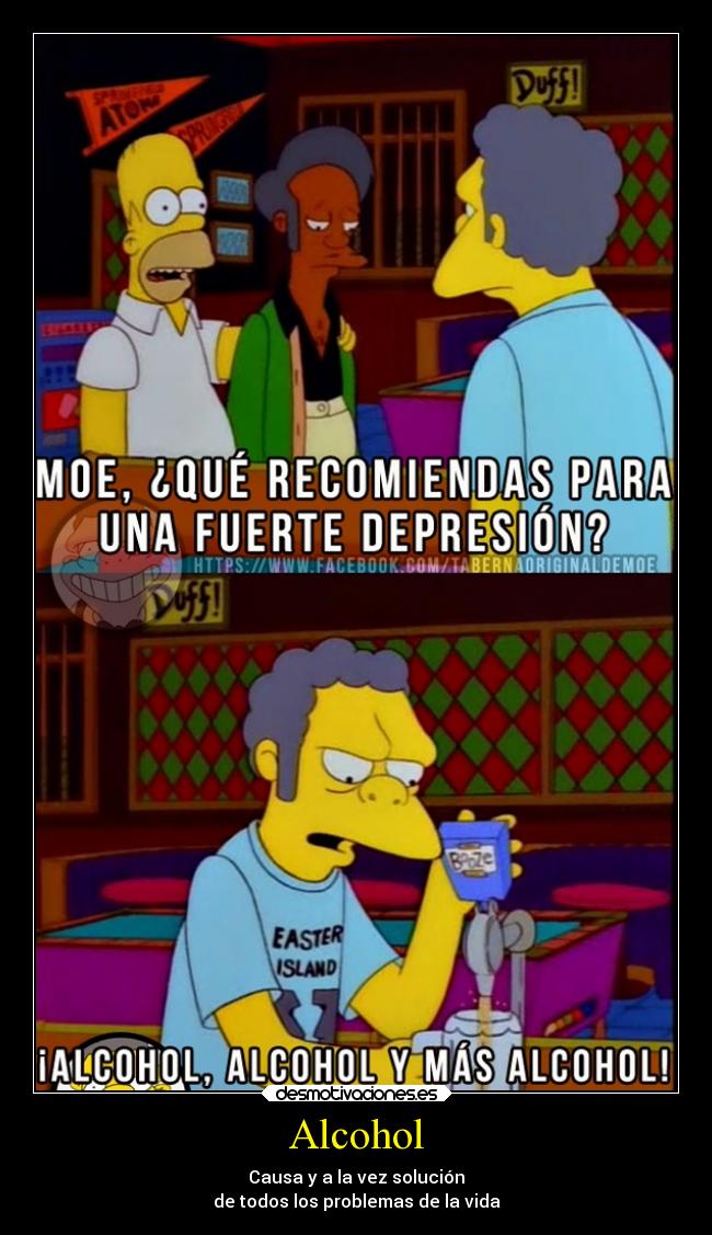 carteles humor alcohol depresion problemas desmotivaciones