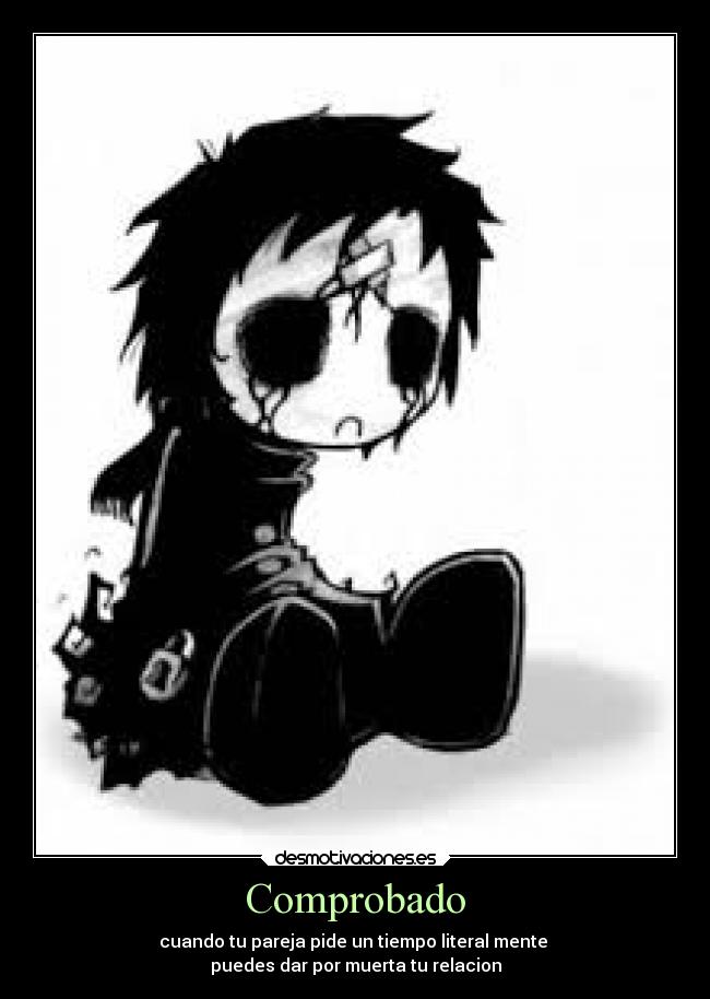 Comprobado - cuando tu pareja pide un tiempo literal mente
puedes dar por muerta tu relacion