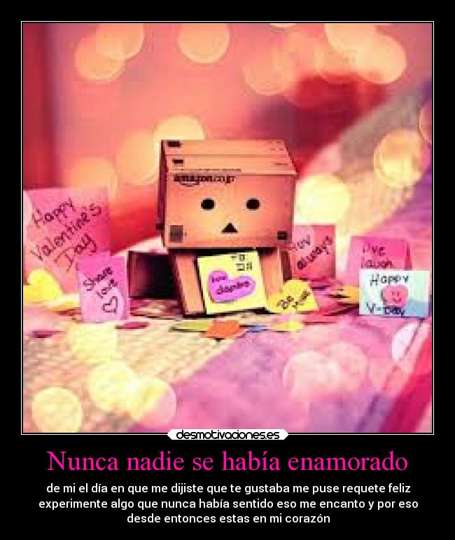 Nunca nadie se había enamorado - 