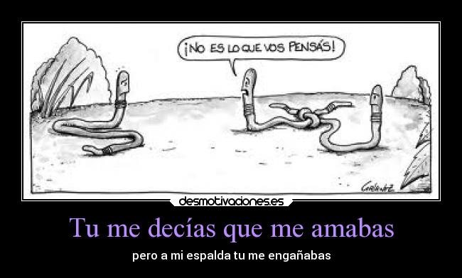 Tu me decías que me amabas -