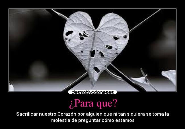 ¿Para que? - 