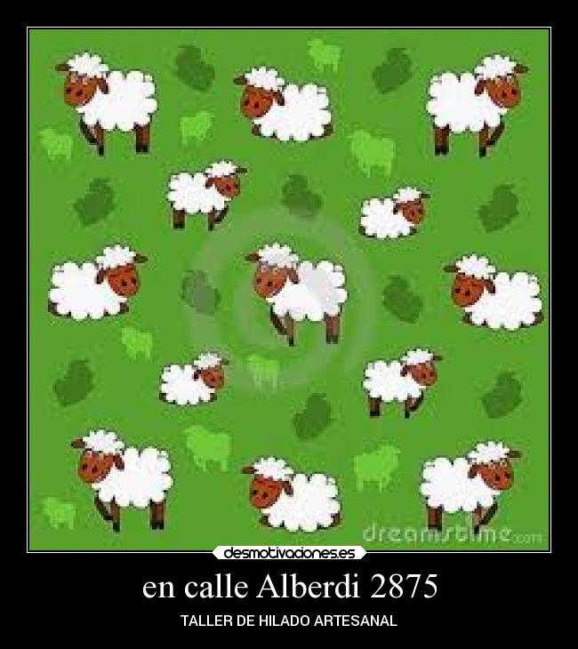 en calle Alberdi 2875 - TALLER DE HILADO ARTESANAL