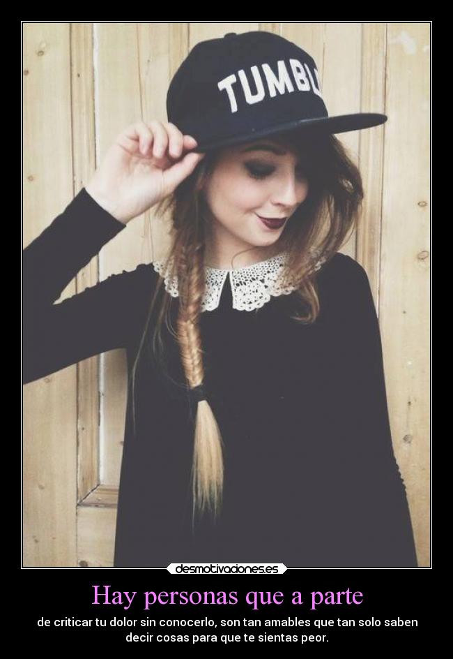 Hay personas que a parte - 