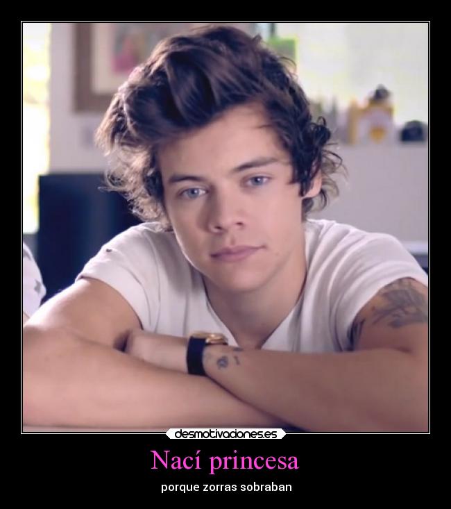 Nací princesa - porque zorras sobraban