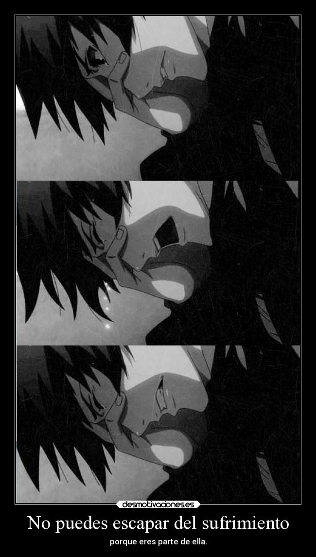 No puedes escapar del sufrimiento -