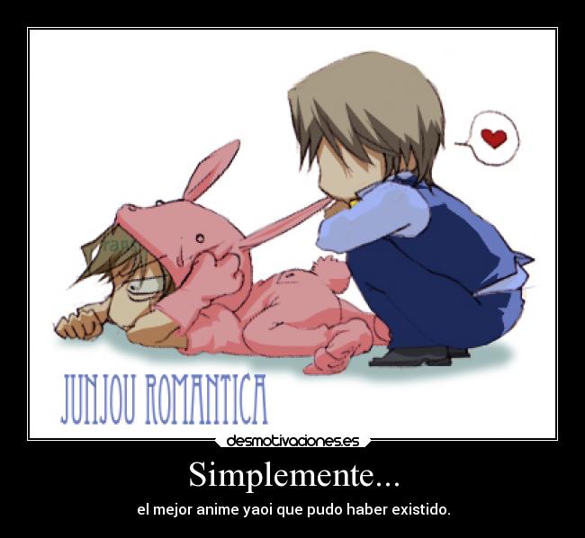 Simplemente... - el mejor anime yaoi que pudo haber existido.