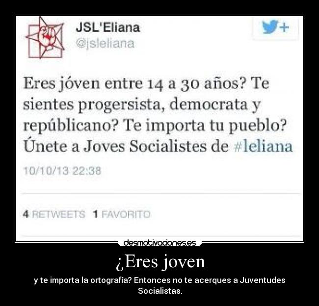 ¿Eres joven - 