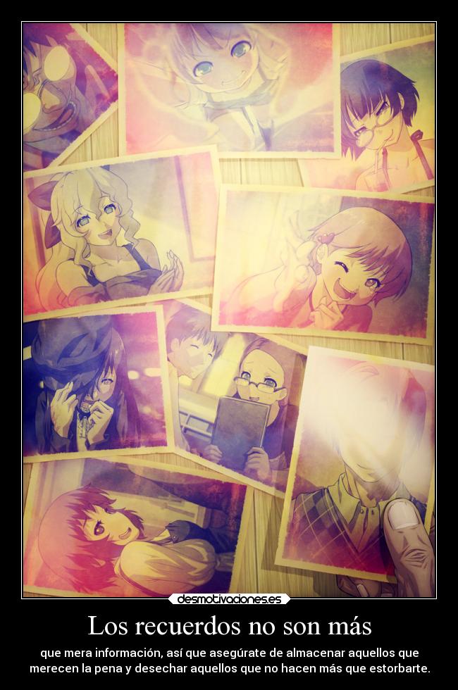 Los recuerdos no son más - 