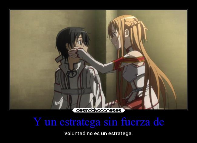 carteles kirito asuna sword art online elesteva mega camino estratega mis hijas llamaran asuna lucina desmotivaciones