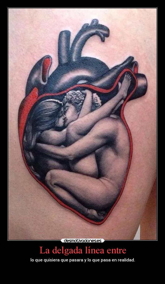 La delgada línea entre -
