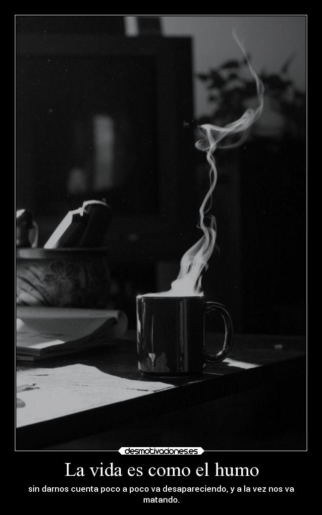 La vida es como el humo -