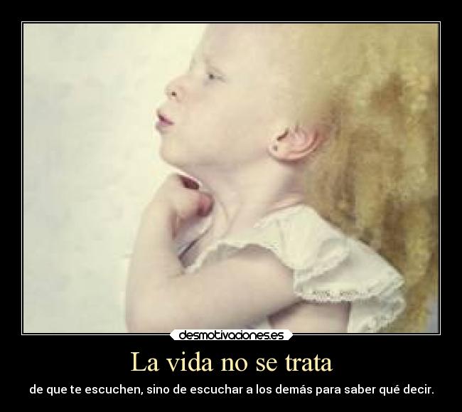 La vida no se trata - 