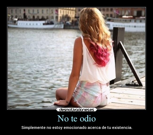 No te odio -