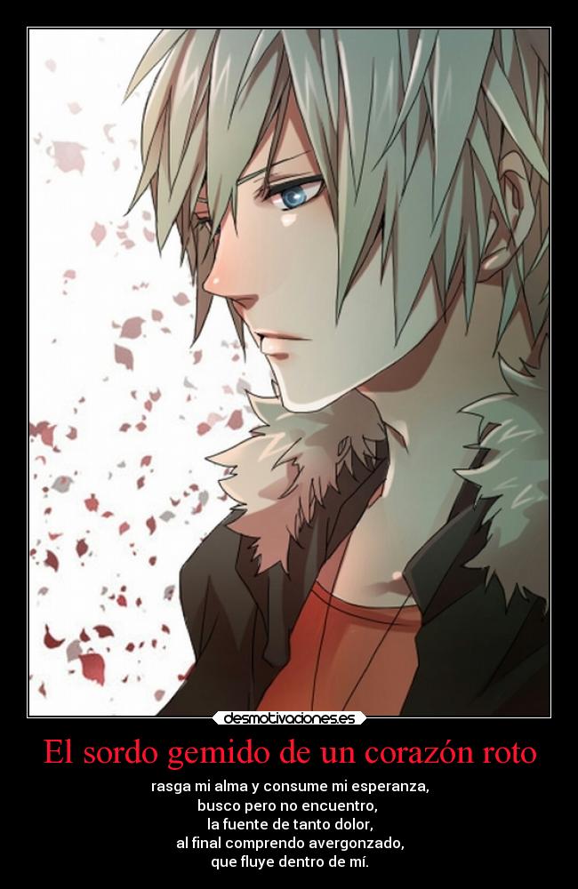 El sordo gemido de un corazón roto - 