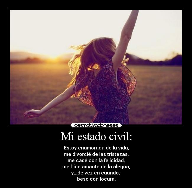 Mi estado civil: -