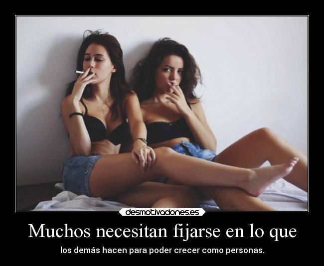 Muchos necesitan fijarse en lo que - 