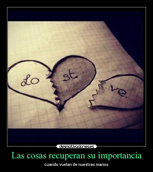 carteles amor perdida love desmotivaciones