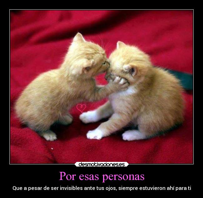 Por esas personas -