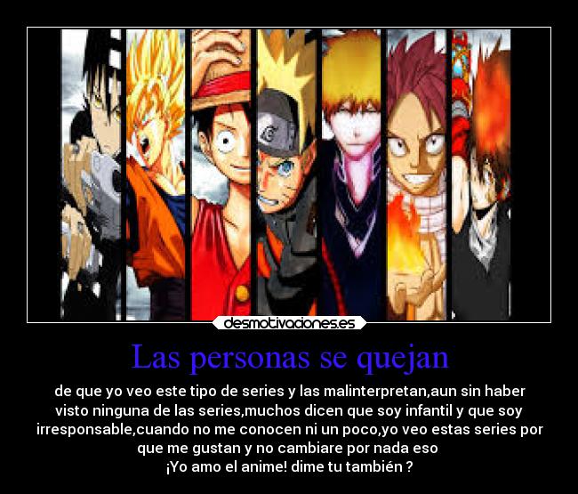 Las personas se quejan - 