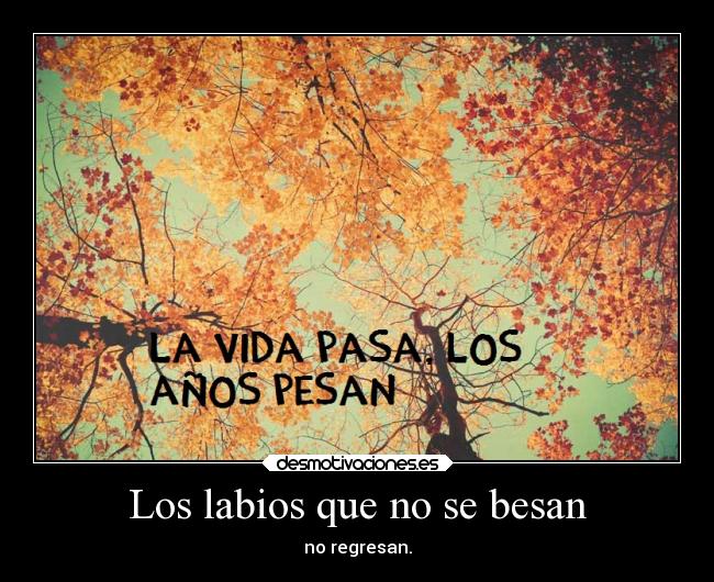 Los labios que no se besan -