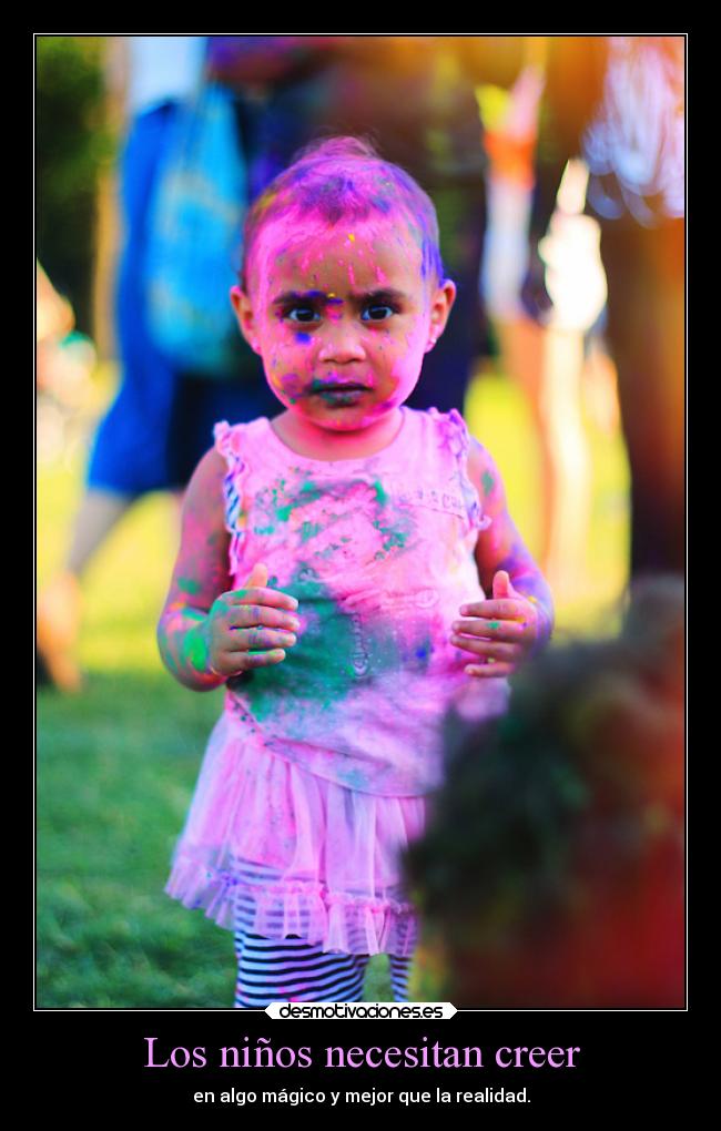 Los niños necesitan creer -