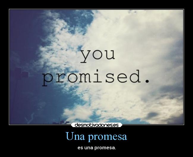 Una promesa - 