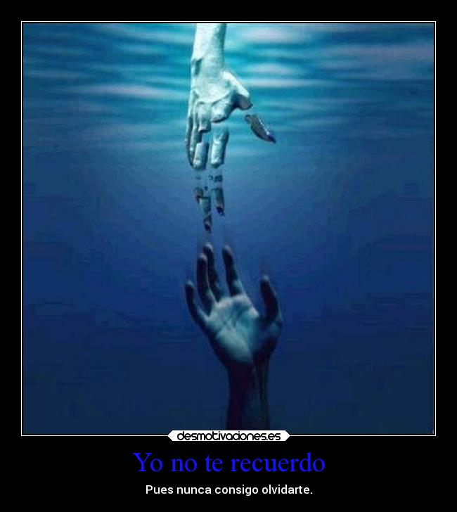 Yo no te recuerdo - 