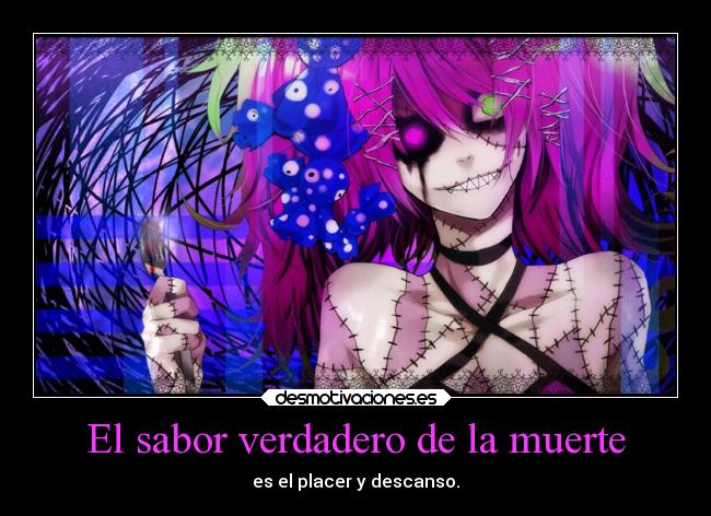 El sabor verdadero de la muerte -