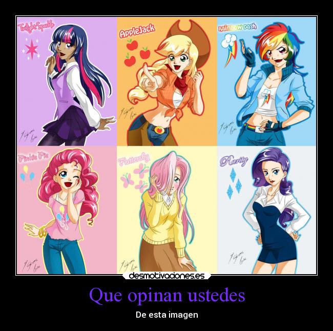 carteles anime graciosos littler pony desmotivaciones