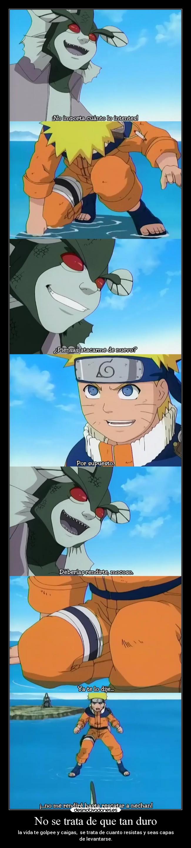 No se trata de que tan duro -