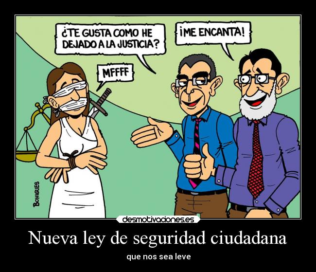 Nueva ley de seguridad ciudadana -