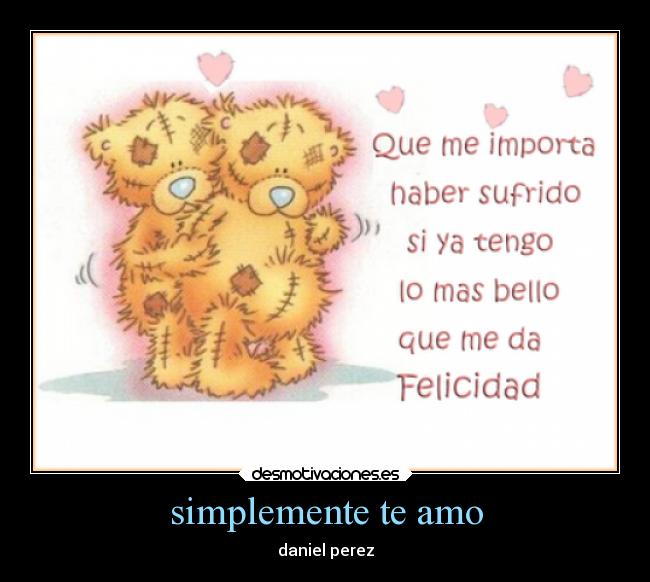 simplemente te amo - daniel perez