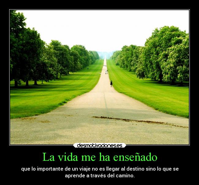 La vida me ha enseñado - 