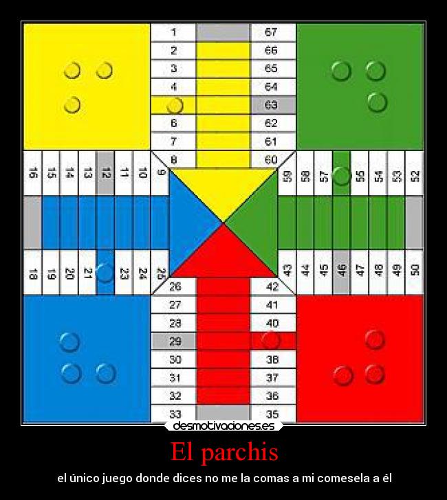El parchis - el único juego donde dices no me la comas a mi comesela a él