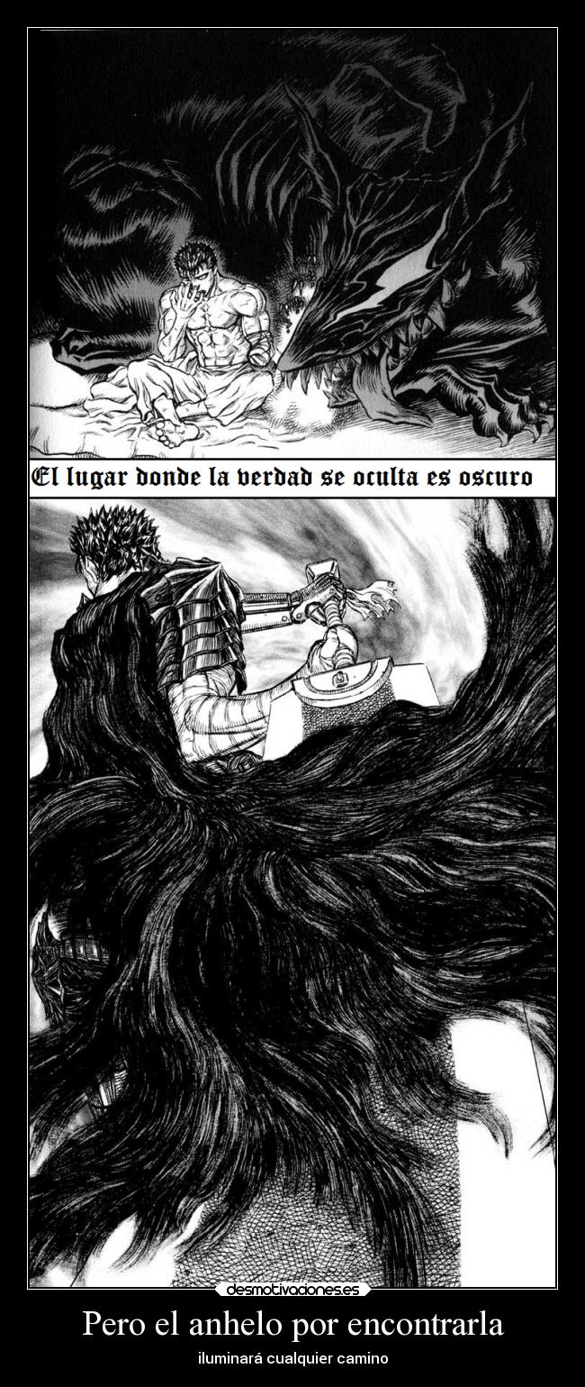 carteles berserker heart always burn desmotivaciones