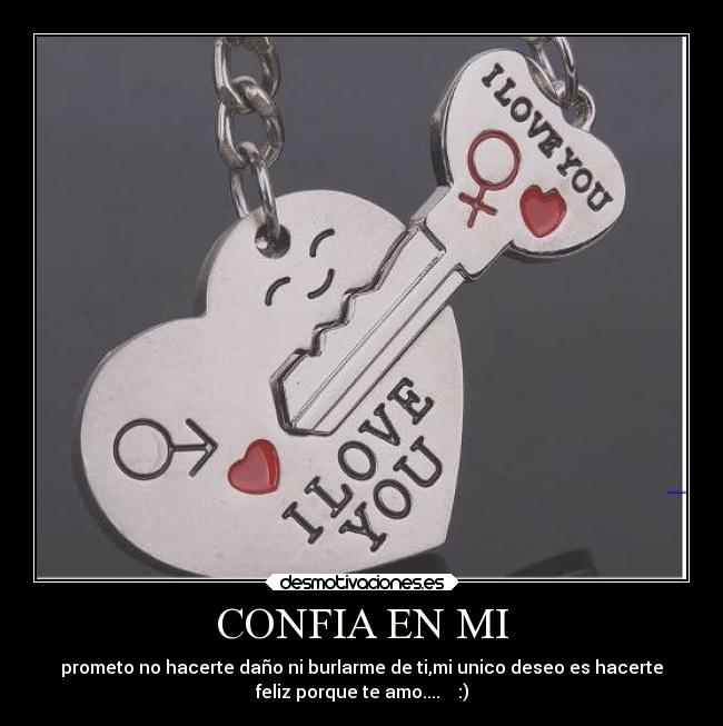 CONFIA EN MI -