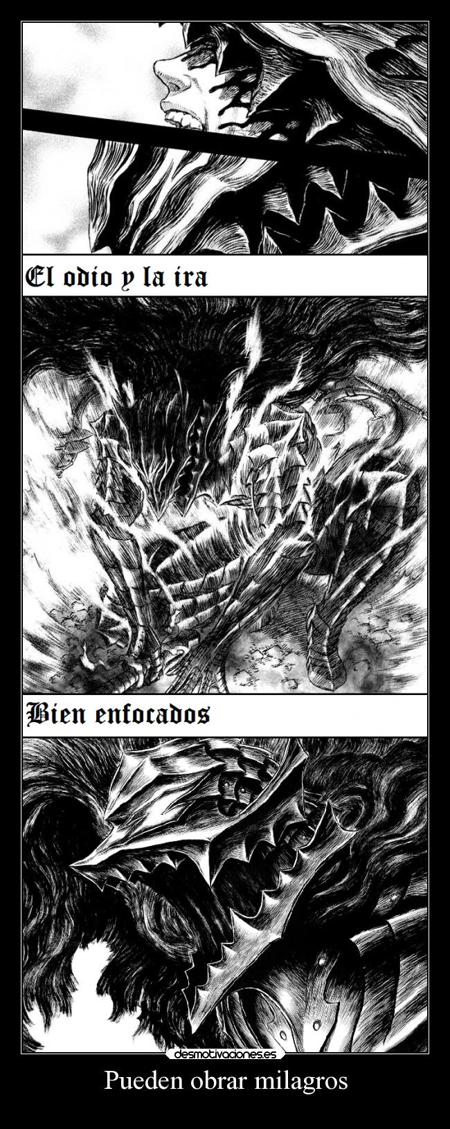 carteles berserker heart always burn desmotivaciones