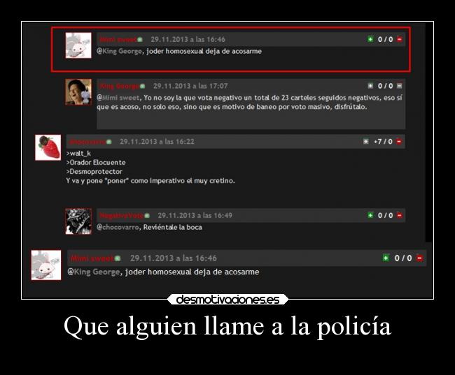 Que alguien llame a la policía -
