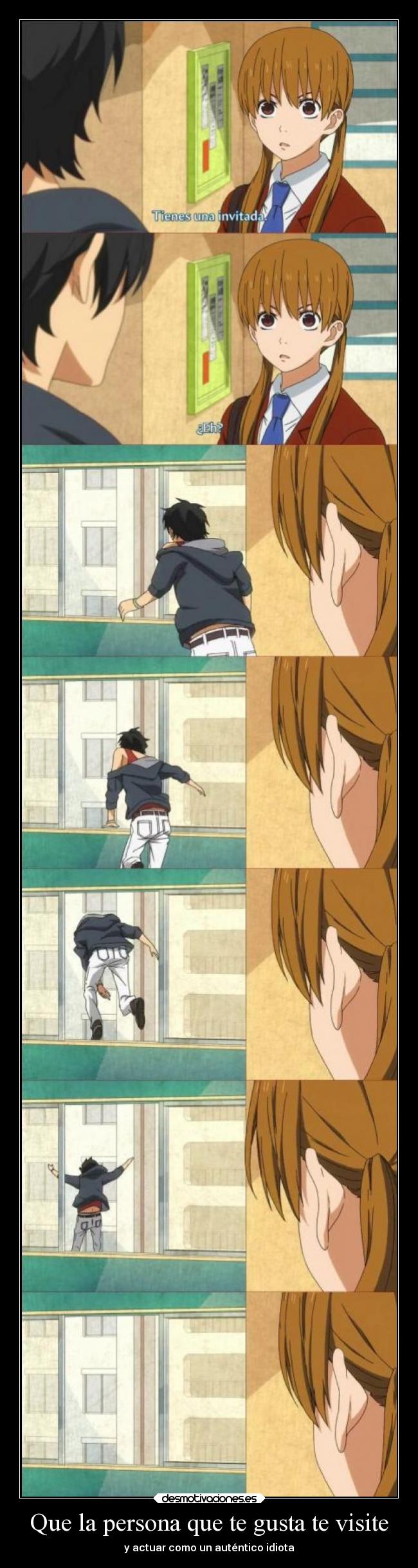 Que la persona que te gusta te visite -