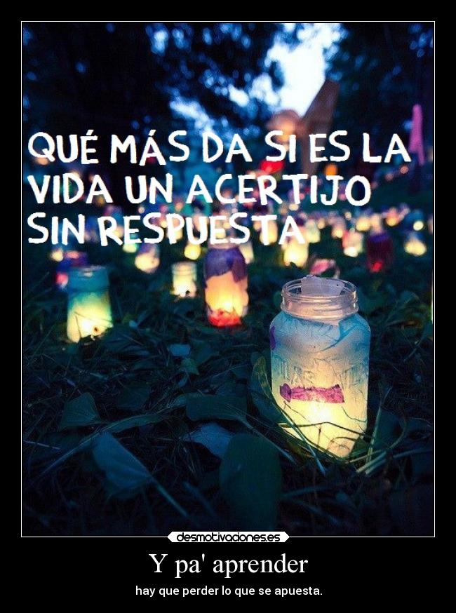 Y pa aprender - 