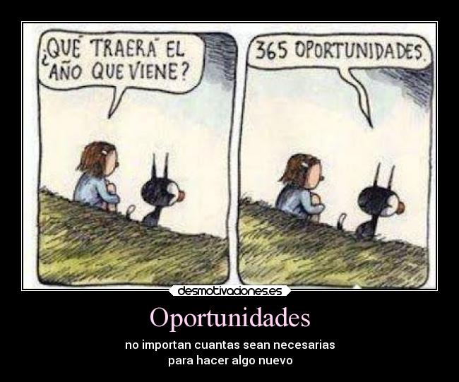 carteles oportunidades desmotivaciones