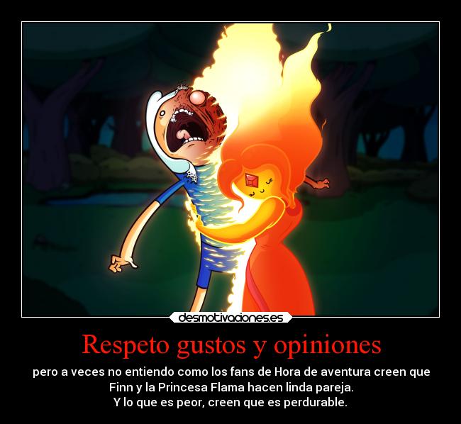 Respeto gustos y opiniones -