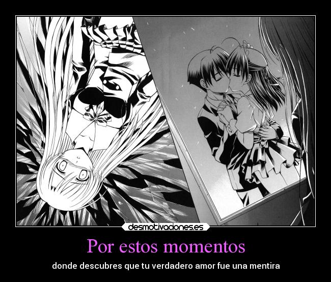 Por estos momentos -