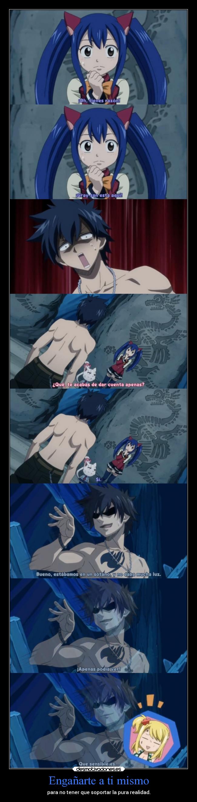 carteles fairy tail gray wendy clandominadores ejercitodemar desmotivaciones
