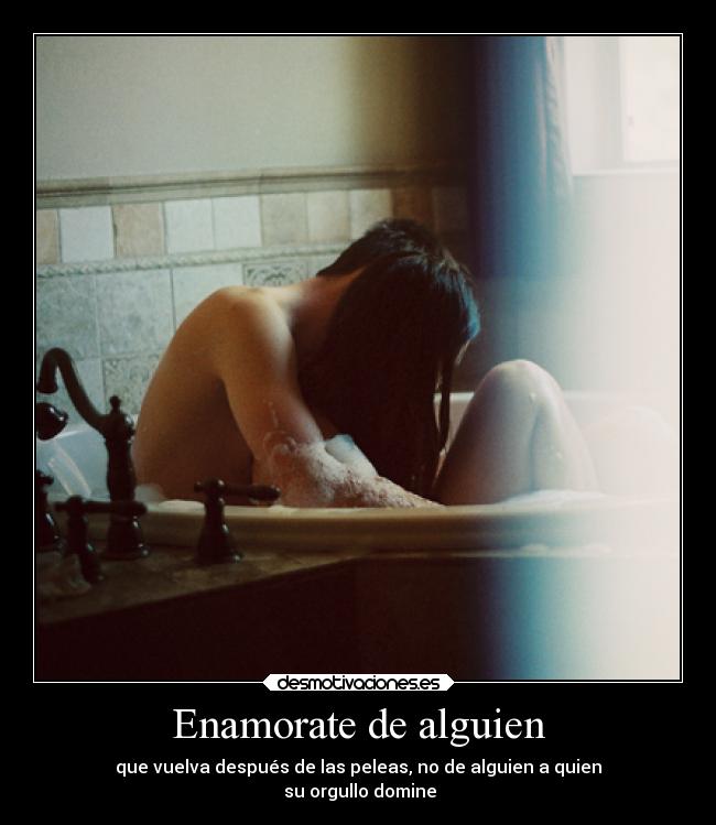 Enamorate de alguien -