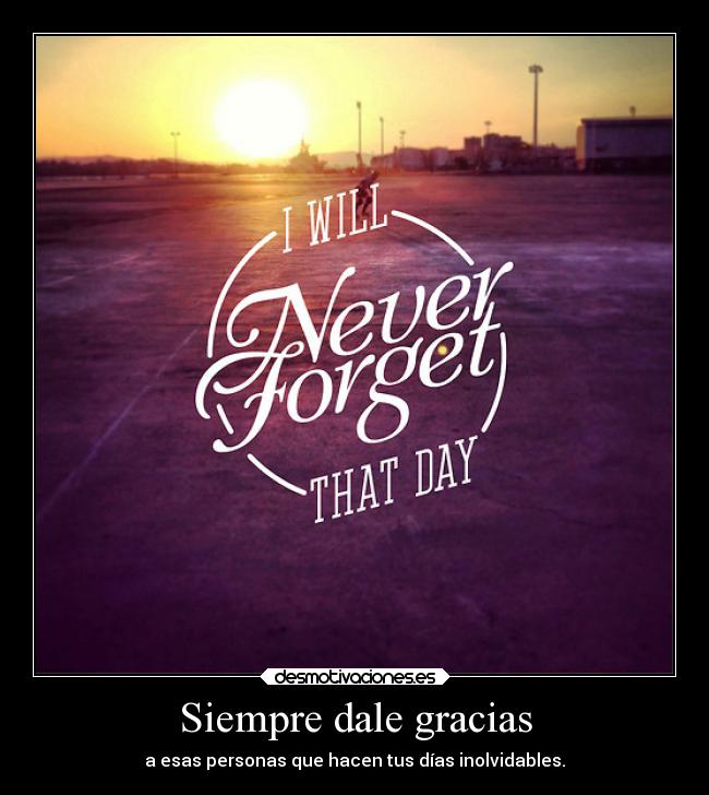 Siempre dale gracias - 