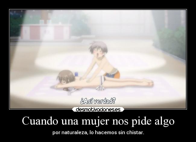 carteles mujer anime desmotivaciones