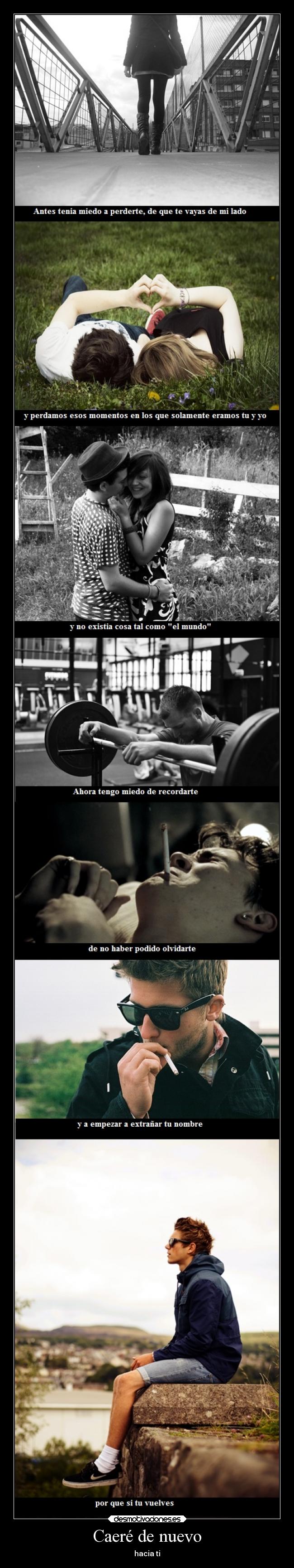 Caeré de nuevo - 